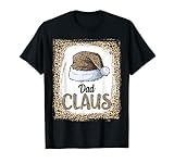 Photo Gallery funny dad claus christmas family matching pajama leopard maglietta Photo Gallery funny dad claus christmas family matching pajama leopard maglietta