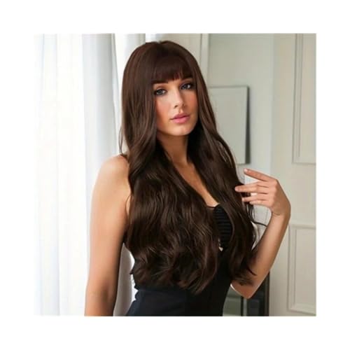 Perruque naturelle filet en fibre synthétique contre les cheveux fins