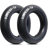 Verdickter 40 % 5,50/6,00–16 Innenschlauch, robuster 6,00–16 Schlauch mit geradem TR15-Ventilschaft, kompatibel mit 5,50–16, 6,00–16, 550–16, 600–16, 550 x 16, 600 x 16, Traktoren, LKW vorne
