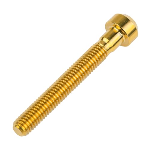 Image of Titanium Torx Square Head M6 x 10 15 20 25 30 35 40 45 50 60 65 70 80mm Screw Pack of 5 (Gold, M6x45mm)