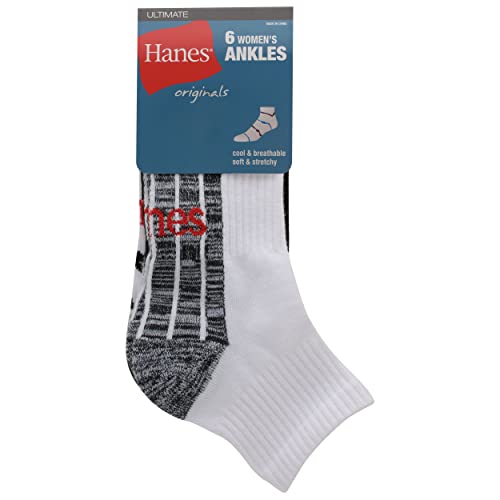 Image of Hanes Ultimate Women's 6-Pack Crew Socks