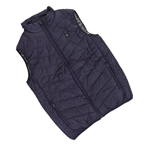 Gilet chauffant 9 zones thermique infrarouge bleu AMONIDA pour homme