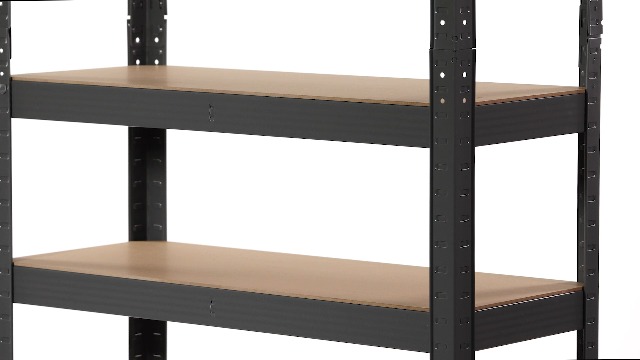 AVASCO Stellingkast Strong 176x90x45 cm mat zwart kopen