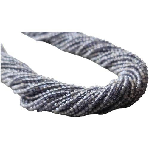 Gems For Jewels ���f�B�[�X 2 mm �A�C�I���C�g �t�@�Z�b�g �����f�� �i�`������ �A�C�I���C�g �r�[�Y �l�b�N���X �A�C�I���C�g �W���G���[�p (1STR - 5STR �I�v�V����) 1�X�g�����h�A13�C���`
