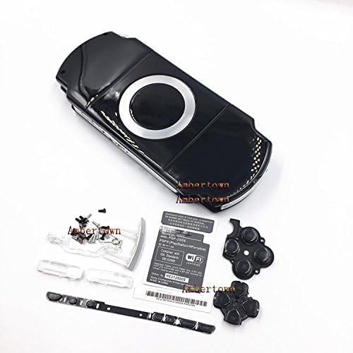 Neuf de Remplacement Sony PSP 2000 Console de Rechange complète Coque avec Bouton Noir