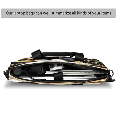Bolso geométrico mármol para laptop 16 pulg miniatura 3