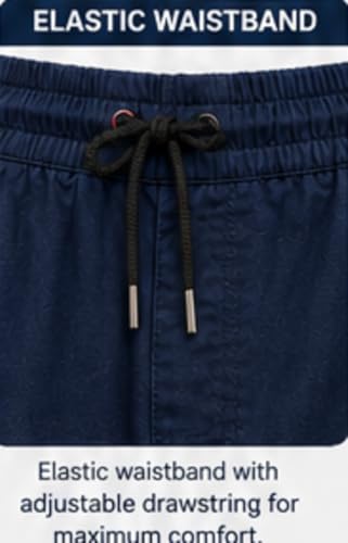 Image of Men's Jogger Cargo Pants | Stretchable Cotton Blend Utility Trousers | Regular Fit Multi Pocket Casual Bottom Wea