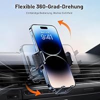 Miracase Handyhalterung Auto，360° Drehbar Universal Handyhalter für Autos Lüftung, EIN-Knopf-Release KFZ Autohalterung für iPhone, Huawei und andere 4-7 Zoll Smartphone – Ansicht 5
