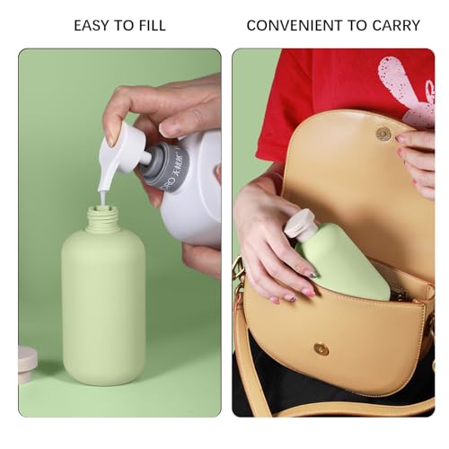 AYNKH 3PCS 200ML Refillable Squeeze Bottles, Travel Containers Empty Bottles with Flip Cap - Image 4