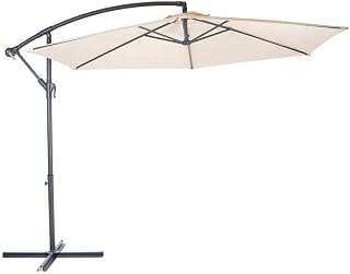 Ombrelone Bora Bora Guarda Sol 3 Metros Com Base Piscina - Mor - Bege