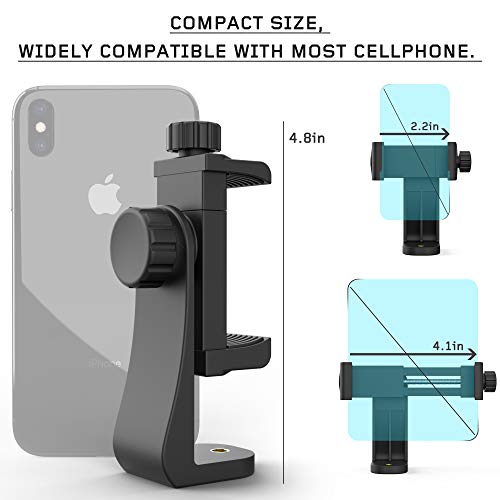 Zttopo 255 Universal Phone Tripod Mount Adapter With Wireless Camera Remote , Cell Phone Holder thumb #1