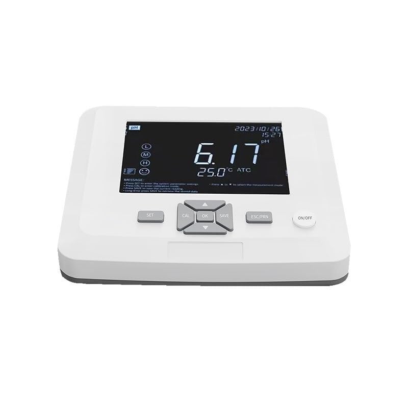 Medidor de temperatura ORP de pH con pantalla táctil de sobremesa