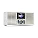 Produktbild auna IR-260 Internetradio - WLAN Radio mit DAB+ & UKW Tuner, Webradio mit Stereo-Lautsprecher, 2,8" HCC Display, Spotify Connect, BT, USB, UPnP, DLNA, unterstützte Dateiformate: WMA, MP3, weiß