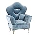 UxicRuya Fashion Sofa Bed Jewelry Box 12inch Dolls Accessories Dollhouse Furniture for Bedroom, Blue