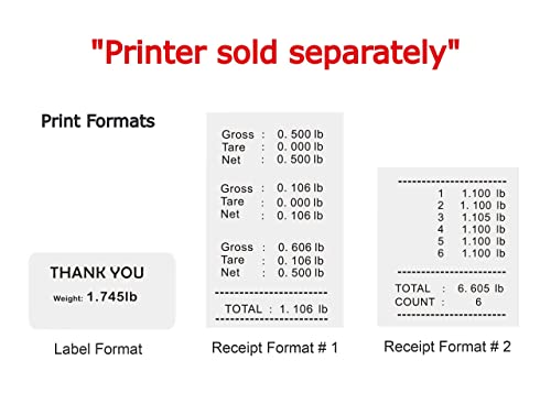 Visiontechshop Tbws-500 Washdown Stainless Steel Bench Scale, Lb/Kg/Oz Switchable, 500Lb Capacity, 0.1Lb Readability, Ntep Legal For Trade #TOP5