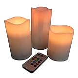 Zen Luz BLT 3 Set de 3 velas LED con control remoto