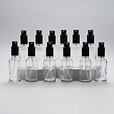 [30ML Bote Spray Cristal ] glass spray bottle es transparente, Está diseñado para proteger el aceite esencial de los rayos UV. Hecho de vidrio de alta calidad. SIN BPA. Recargable, lavable y apto para viajes.