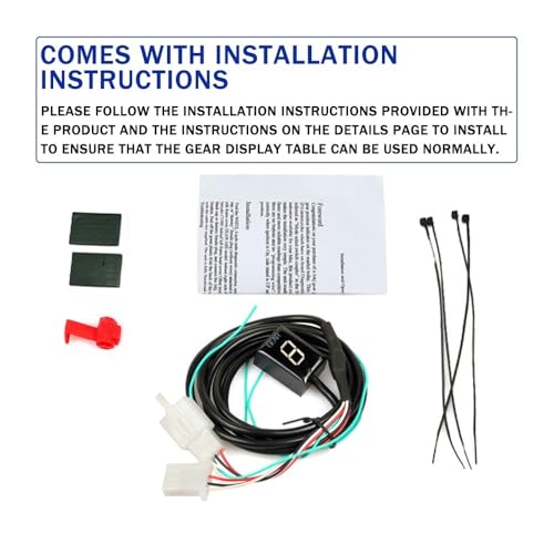 Indicateur de vitesse pour CBR1100XX affichage 1-6 vitesses vert moto EFI - 3