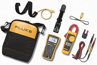 Fluke 116/323 Multimeter and Clamp Meter HVAC Combo Kit, AC/DC Voltage, AC Current 400 A, Microamps To Test Flame Sensors, Includes Temp Probe, Test Leads, TPAK And Carrying Case