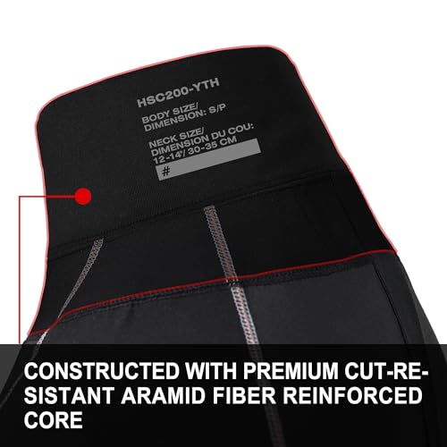 EALER Hockey Compression Shirt with Neck Guard, Neck Protect Long Sleeve Shirt4