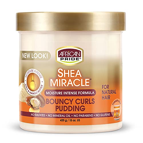 African Pride Shea Miracle Bouncy Curls Pudding