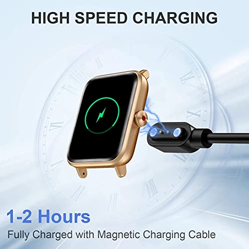 Image of REDTECH Fire Boltt Ring Smart Watch Charging Cable USB Fast charging Magnetic Charging Cable Adapter (charging only)(Black)