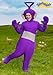 Fun Costumes Teletubbies Adult Tinky Winky Unisex, Purple Teletubbies Halloween Outfit for Men & Women, 90s Nostalgia X-Small
