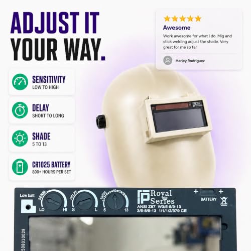 Image of Prince 1.0 | Shade 5-13 Adjustable Mirror Auto Darkening Welding Lens