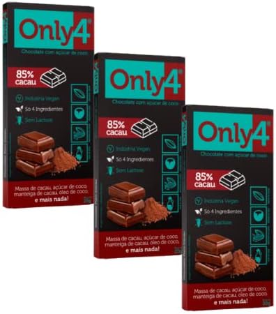 Kit 3 Unidades de Chocolate - Only4