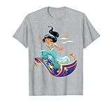 Pose de alfombra mágica de la princesa Aladdin Jasmine de Disney Camiseta