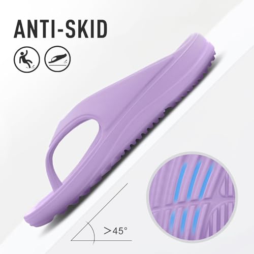 Image of shevalues Orthopedic Sandals for Women Arch Support Recovery Flip Flops Pillow Soft Summer Beach Shoes