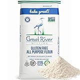 Great River Milling Gluten Free All Purpose Flour | Made from All Purpose Gluten Free Baking Alternative Ingredients | Non-GMO, Glyphosate Free, Kosher, Vegan Certified | 25 Lb