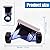 GOMADEIT Salt Water Chlorine System, Salt Chlorine Generator for Above Ground Pool Up to 12000 Gallon Pools, with Titanium Cell and LED Control Panel, SR100