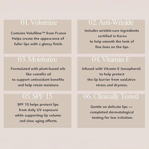A'Prep Healthy Glow Lip Treatment – Lightweight Moisturizer SPF 15, Non-Sticky Lip Balm for Hydrating & Nourishing Care, Korean Skincare, 10ml 0.34fl. oz
