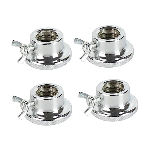 OUNONA 4pcs Barbell Collars Anti-Slip Security Nut for Dumbbell Bars Heavy Duty Weight Lifting Clips Suitable for Gym Overhead Press Bench Press