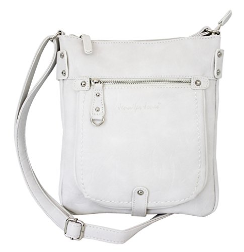Jennifer Jones 3110 - Bolso bandolera  Mujer Blanco weiss medium