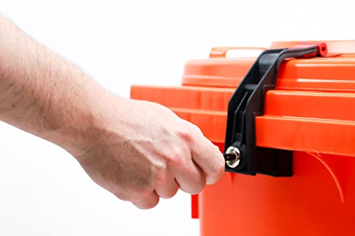 SSI Schäfer Mülltonnenverriegelung, 60-360 Liter für Griffleistendeckel, verschiedenschließend