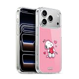 Head Case Designs Licenza Ufficiale Peanuts XOXO Snoopy Passeggiata Aerografata Custodia in Gel [Protezione di Grado Militare] Compatibile con Apple iPhone 17 PRO E Compatibile con MagSafe