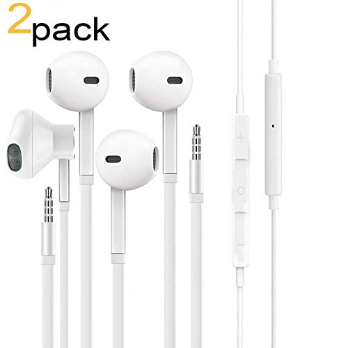 in-Ear Wired Earphone with 3.5mm Headphone/Earbuds/Headset with Microphone & Volume Control Plug