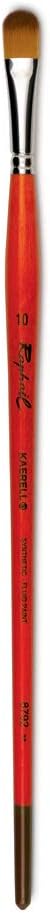 Raphael Kaerell Long Handle Oil & Acrylic Brush, Filbert, 10, Synthetic