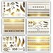 Terra Tattoos 75 Gold Arm Tattoos - Temporary Metallic Tattoos