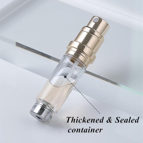 Aurdox-Perfume-Atomiser-Portable-and-Refillable-mini-Perfume-Spray-Bottles-Empty-Sprays-2Pack-Dispensers-Atomizers-with-Pump-for-Travel-5mlblack-and-Silver-Grey