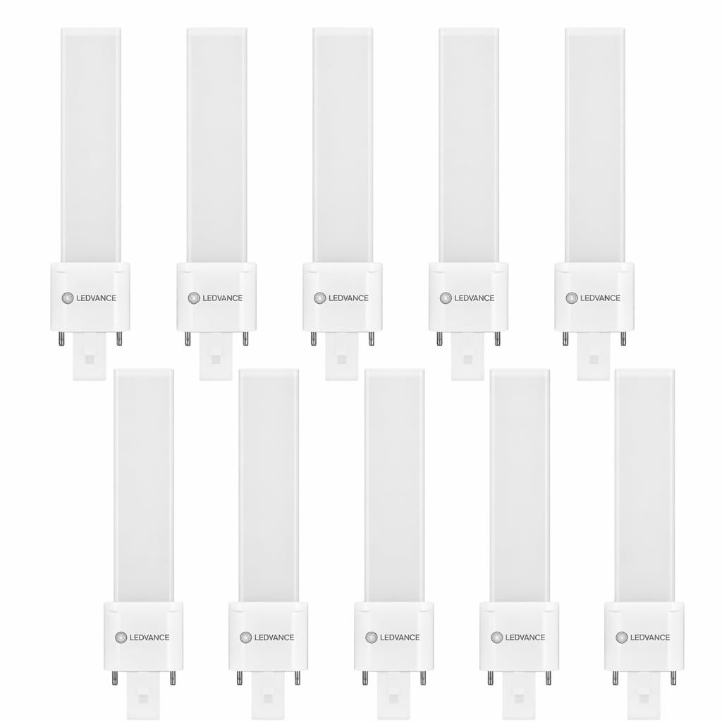 LEDVANCE DULUX LED S9 G23 4W 550 Lumen 4000K Neutralweiß Mattiert 220-240V Kompaktleuchtstofflampe 10er SPARPACK