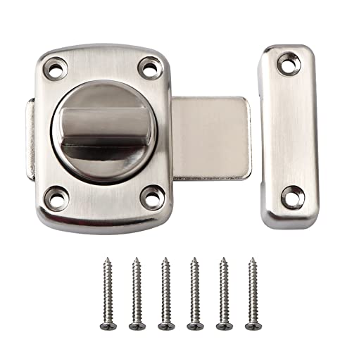 Loquet de salle de bain rotatif en alliage zinc push-pull - 8