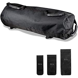 E ETERMTT Sandbags for Fitness, Heavy Duty Workout Sandbags Adjustable Filler Bags, Tactical Training Weight Bags for Exercise and Military Conditioning (Sand Not Included)