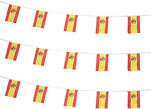 Snapklik.com : ZXvZYT Spain Spanish Flag Banner String,Small Mini Spain ...