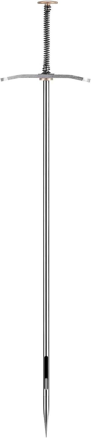 Otoolling Metallic Silver Tufting Needle for Upholstery, Button Sewing Attachment & Furniture Repair 12.4 Inch Tufting Needle for DIY Cushions Reupholstering