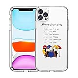 Phone Case for iPhone 13 Pro Max, Clear Case Cover Case Fashion Case(Friends-tv-Show)