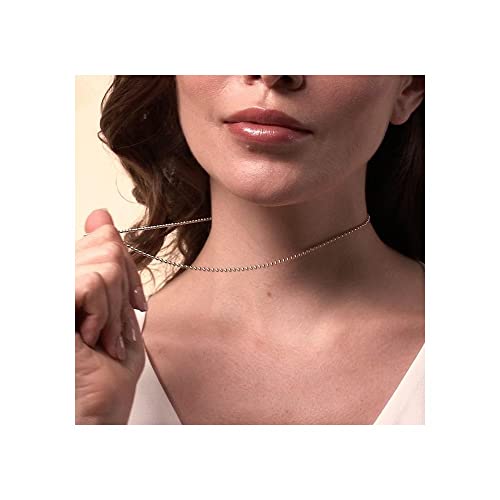 925 Sterling Silver 1.5Mm 2Mm 3Mm 4Mm Silver Bead Ball Chain Necklace,14K Gold Plated Sterling Silver Bead Necklace, Made In Italy, Men And Women Jewelry Accessories, Beaded 16-30 Inch #TOP26