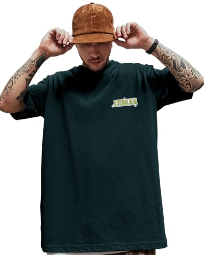 Image of Noble Monk Men's Round Neck Half Sleeve Oversized Printed Tshirt